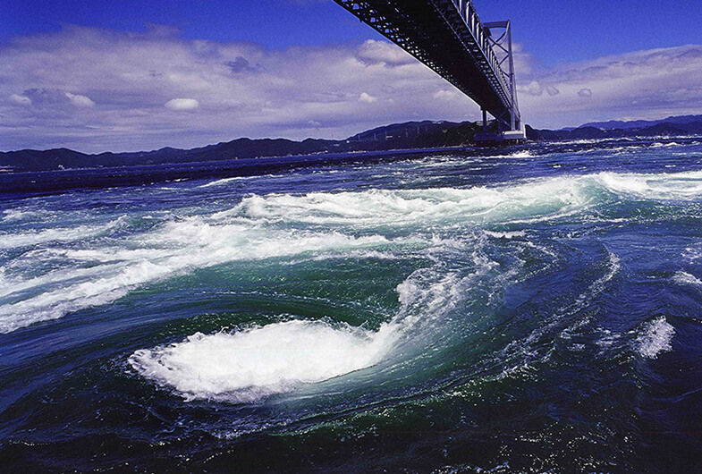 鳴門海峡の渦潮